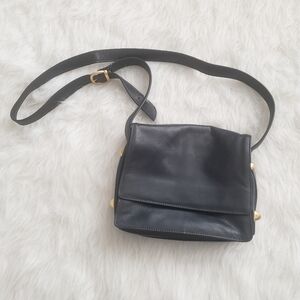 DKNY small navy and gold crossbody